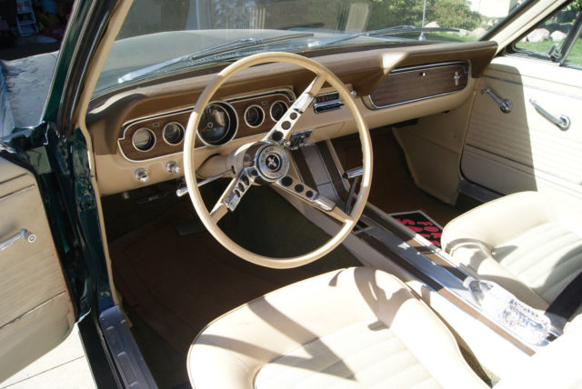 1966 Green Ford Mustang Coupe