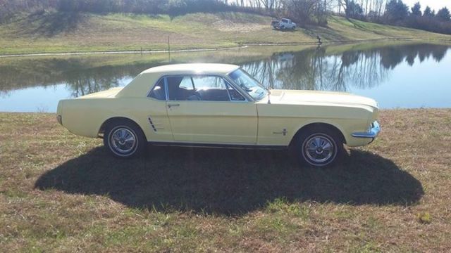 1966 Yellow Ford Mustang Coupe