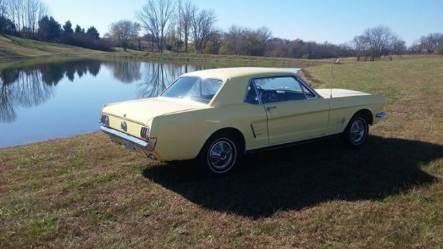 1966 Yellow Ford Mustang Coupe