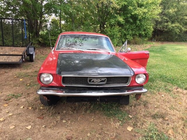 1966 Red Ford Mustang Coupe