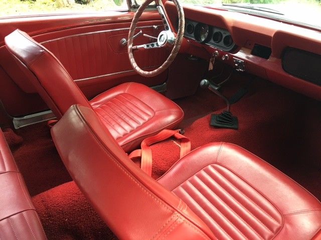 1966 Red Ford Mustang Coupe