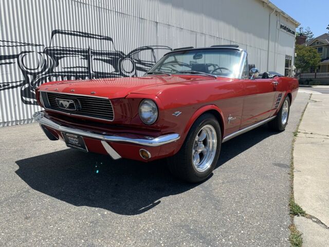 1966 Red Ford Mustang Convertible