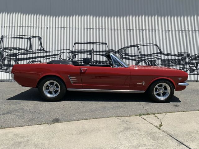 1966 Red Ford Mustang Convertible