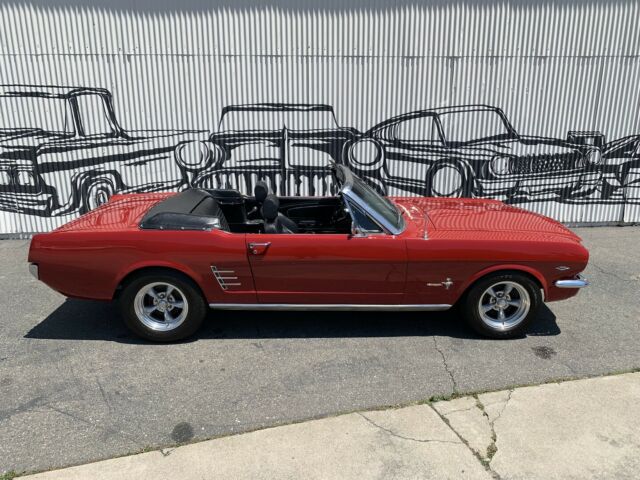 1966 Red Ford Mustang Convertible