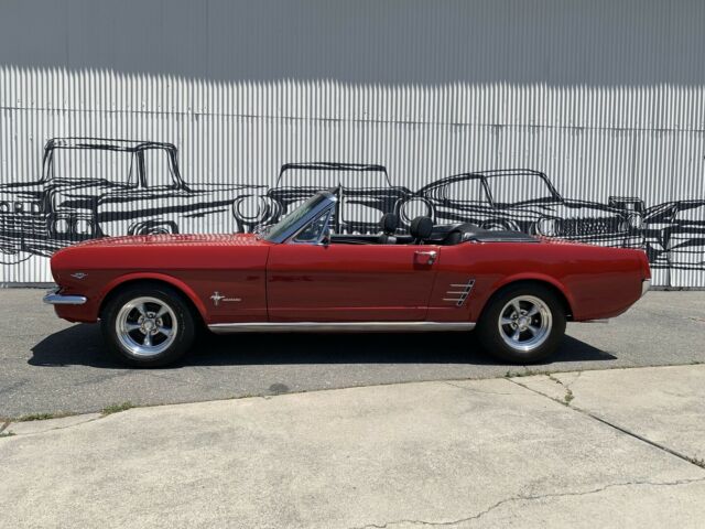 1966 Red Ford Mustang Convertible