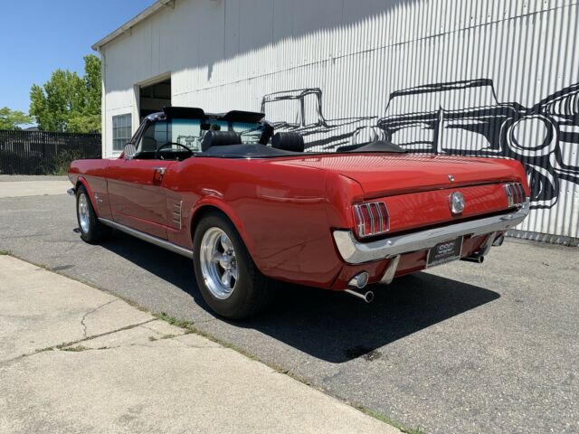 1966 Red Ford Mustang Convertible