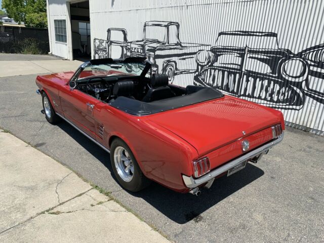 1966 Red Ford Mustang Convertible