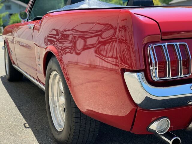 1966 Red Ford Mustang Convertible