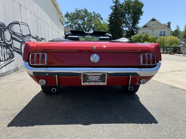 1966 Red Ford Mustang Convertible