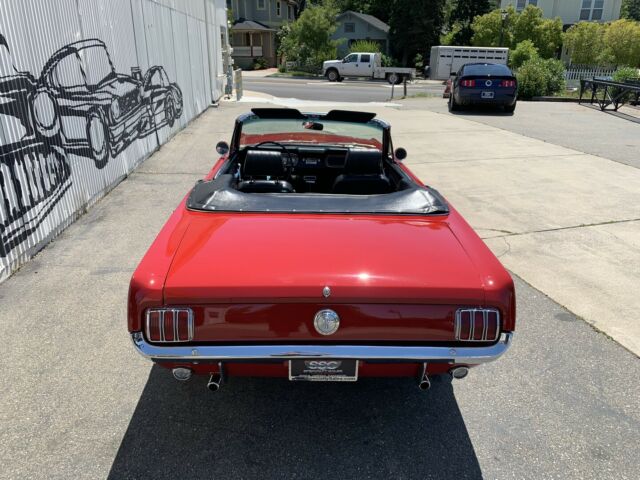 1966 Red Ford Mustang Convertible