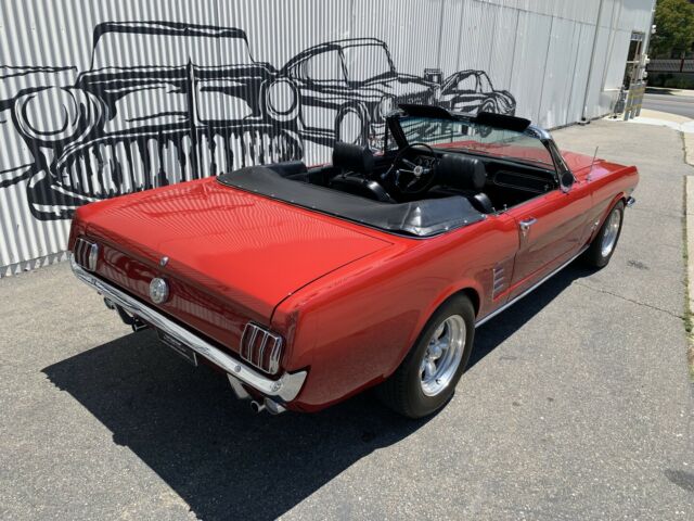 1966 Red Ford Mustang Convertible