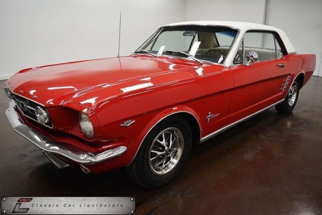 1966 Red Ford Mustang --