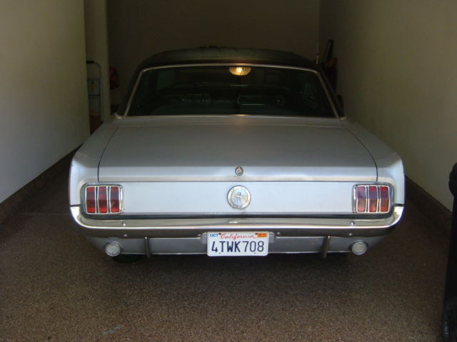 1966 White Ford Mustang Coupe