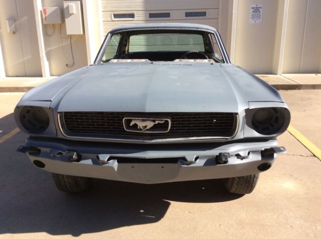 1966 White Ford Mustang Coupe