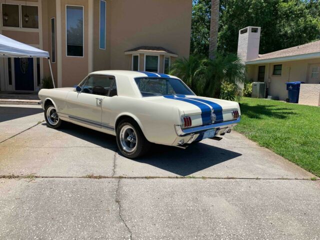 1966 White Ford Mustang Coupe
