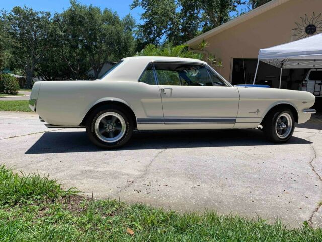 1966 White Ford Mustang Coupe