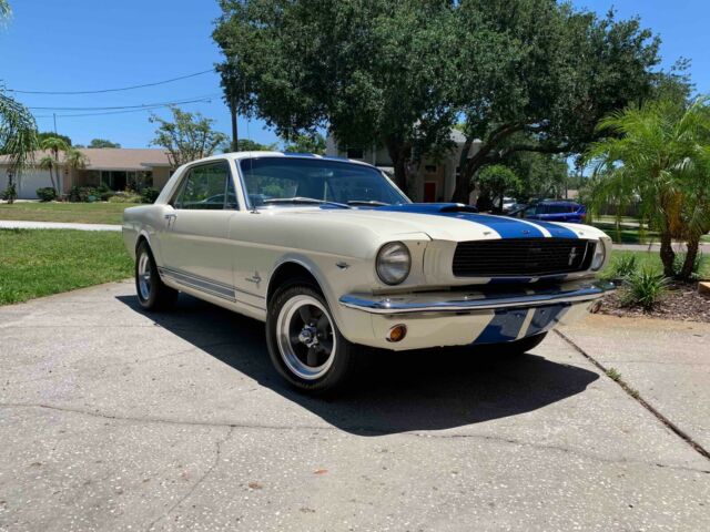 1966 White Ford Mustang Coupe