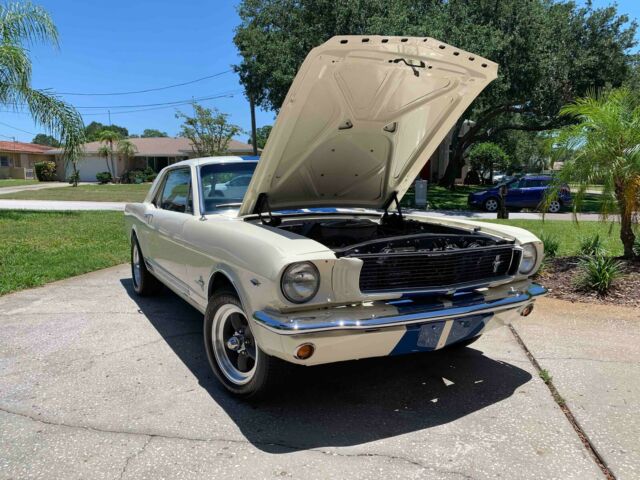 1966 White Ford Mustang Coupe