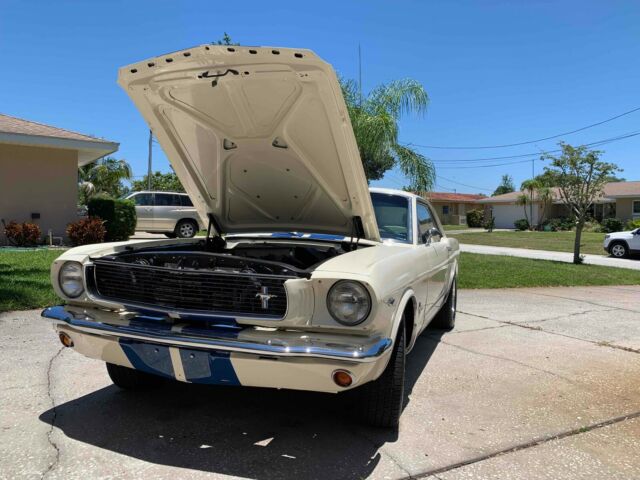 1966 White Ford Mustang Coupe