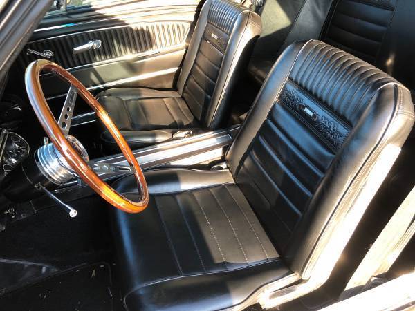 1966 Black Ford Mustang