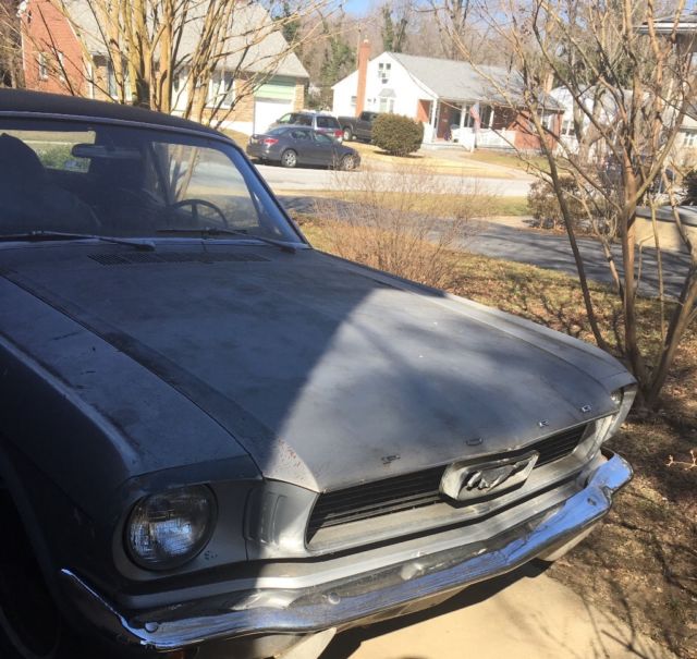 1966 Gray Ford Mustang Coupe