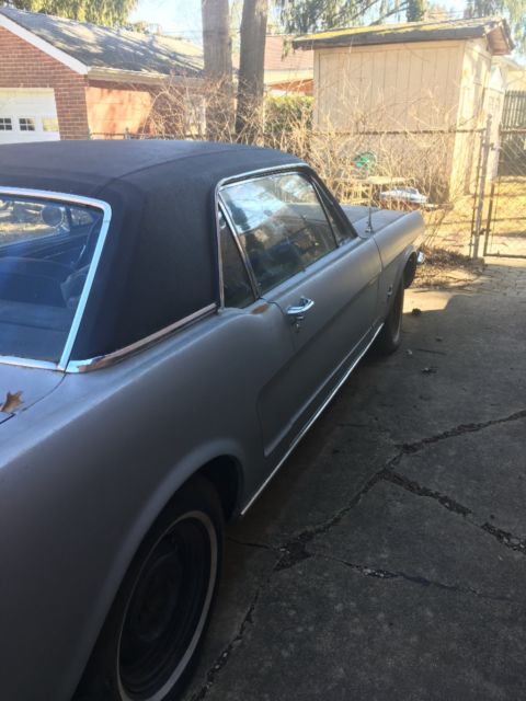 1966 Gray Ford Mustang Coupe