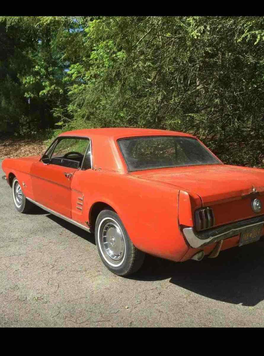 1966 Red Ford Mustang Sedan