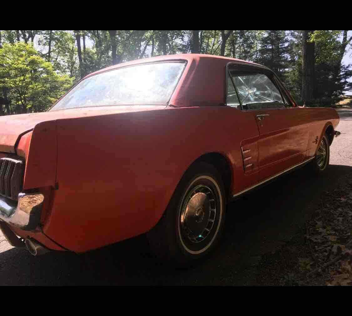 1966 Red Ford Mustang Sedan