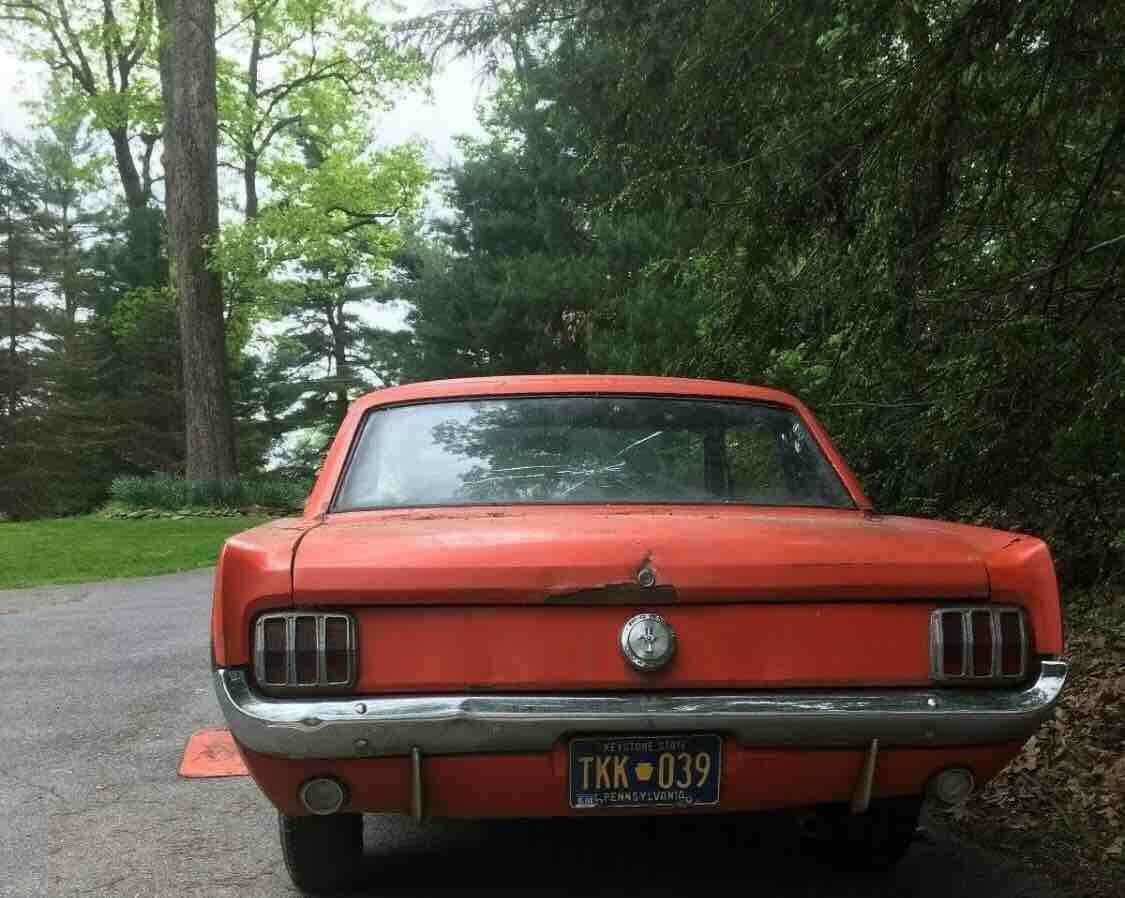 1966 Red Ford Mustang Sedan