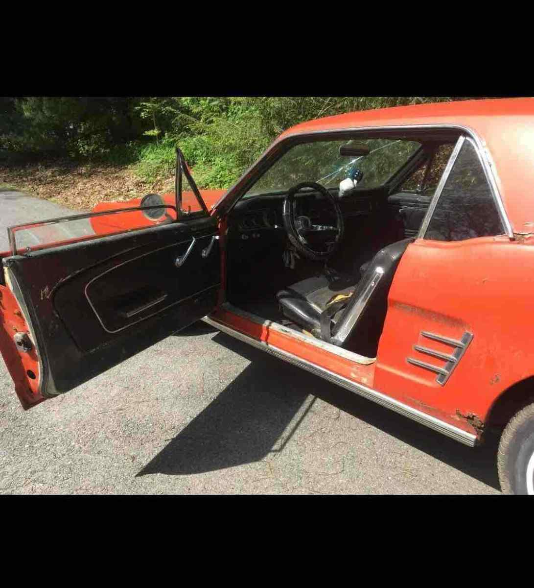 1966 Red Ford Mustang Sedan
