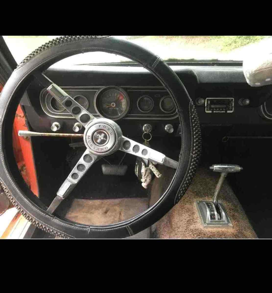 1966 Red Ford Mustang Sedan