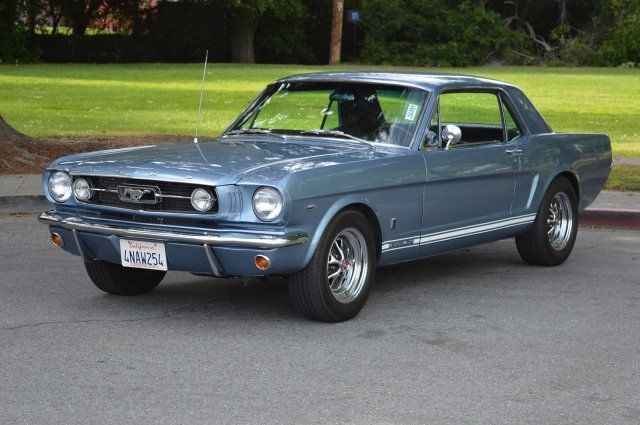 1966 Blue Ford Mustang --