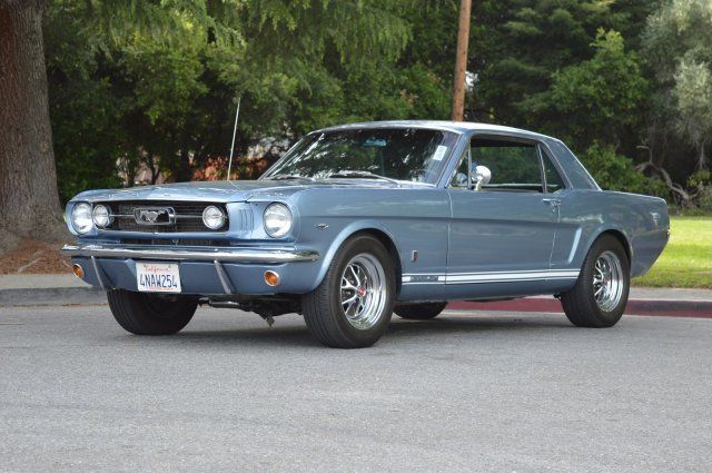 1966 Blue Ford Mustang --