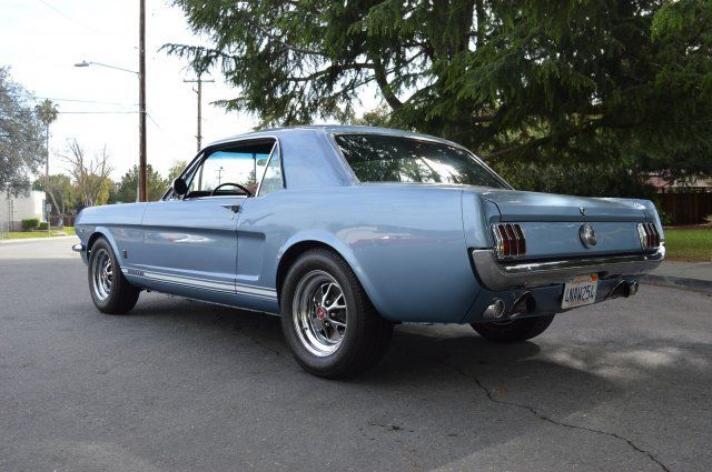 1966 Blue Ford Mustang --