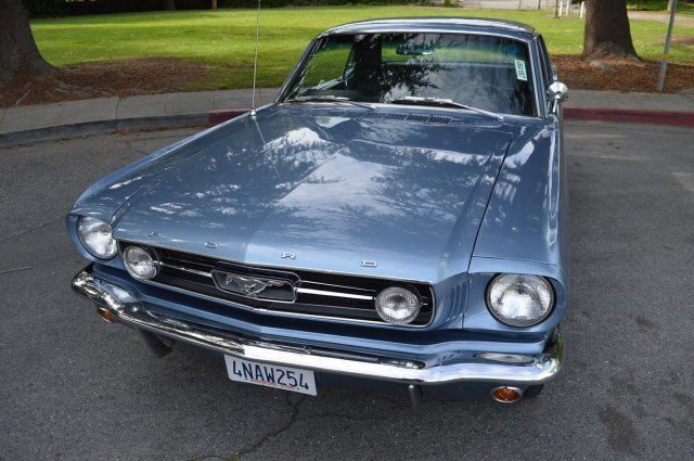 1966 Blue Ford Mustang --