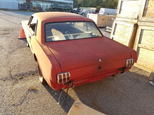 1966 Red Ford Mustang