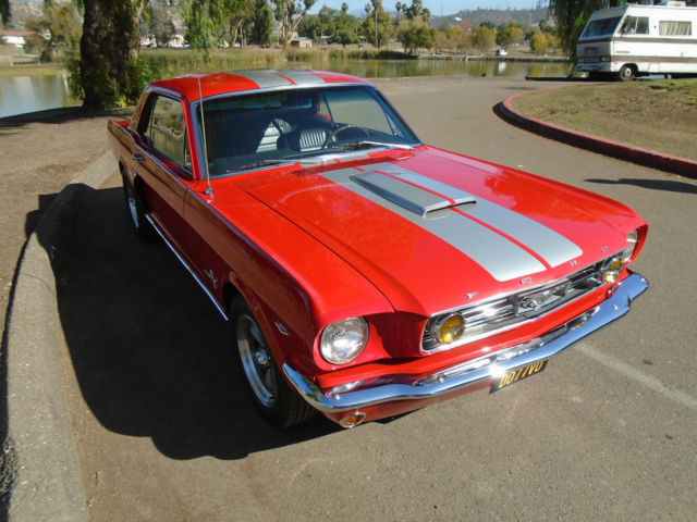 1966 Midnight Blue Metallic Ford Mustang Coupe