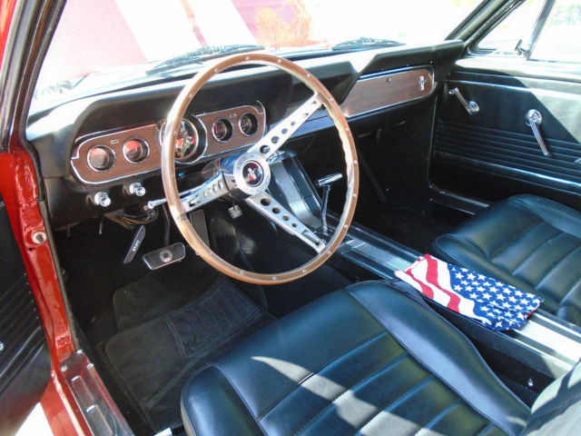 1966 Midnight Blue Metallic Ford Mustang Coupe