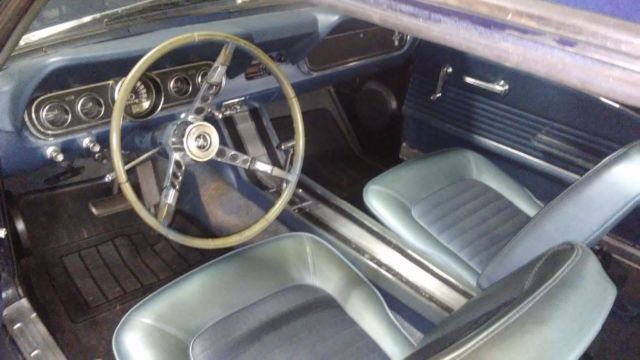 1966 Blue Ford Mustang Coupe