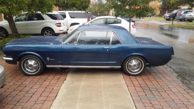 1966 Blue Ford Mustang Coupe