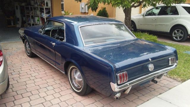 1966 Blue Ford Mustang Coupe