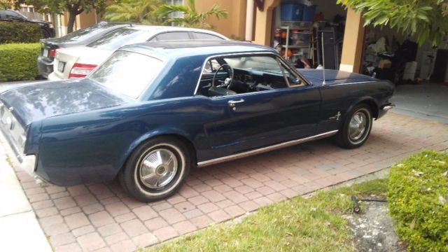 1966 Blue Ford Mustang Coupe