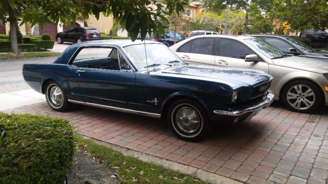 1966 Blue Ford Mustang Coupe