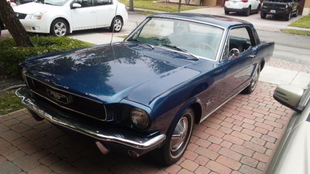 1966 Blue Ford Mustang Coupe
