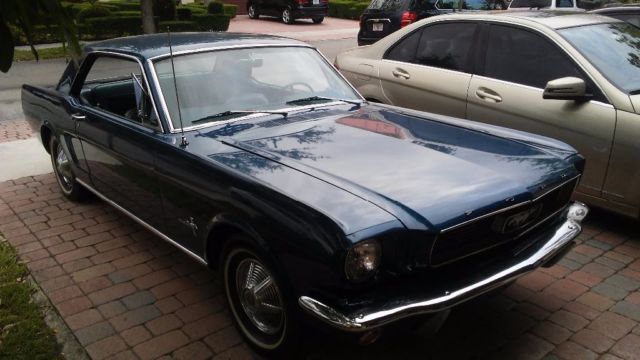1966 Blue Ford Mustang Coupe