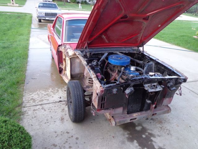 1966 Red Ford Mustang Coupe