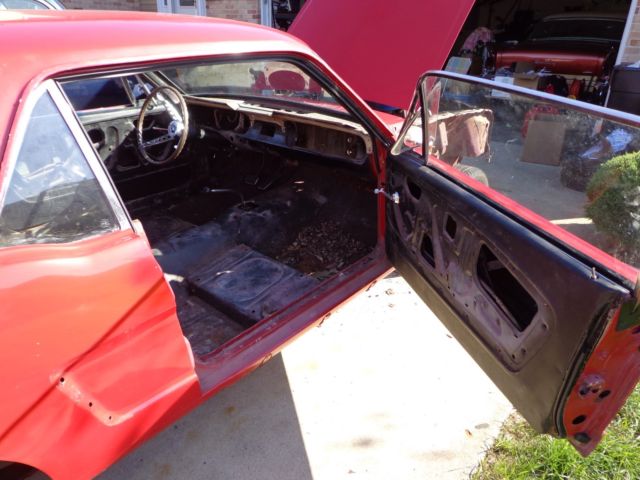 1966 Red Ford Mustang Coupe