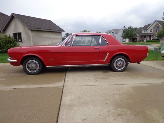 1966 Red Ford Mustang Coupe