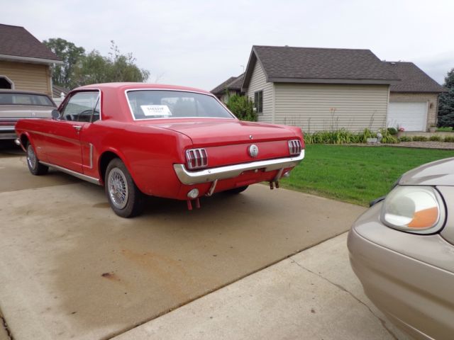 1966 Red Ford Mustang Coupe