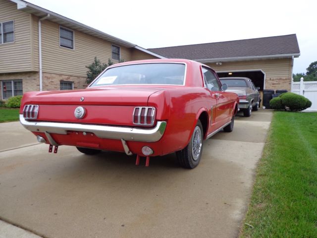 1966 Red Ford Mustang Coupe